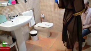 English Bathroom Sex Video