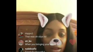 Instagram Live Nip Slips