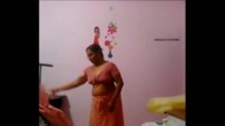 Kannada Aunty Dress Change