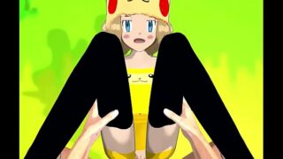 Pokemon Ash X Serena