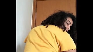 Leaked porn: young woman riding with desire
