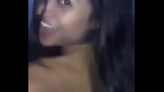 Porn sex movie of cute girl giving ass while smiling