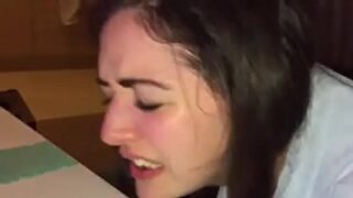 Porn video of a hot girl doggy style